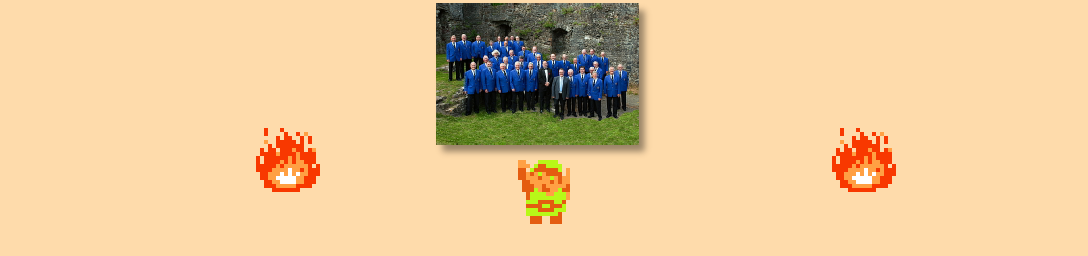 ♪ DOO DOO DOO DOO! ♪ (choristers)