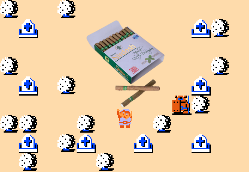 ♫ DOO DOO DOO DOO! ♩ (cigarette)