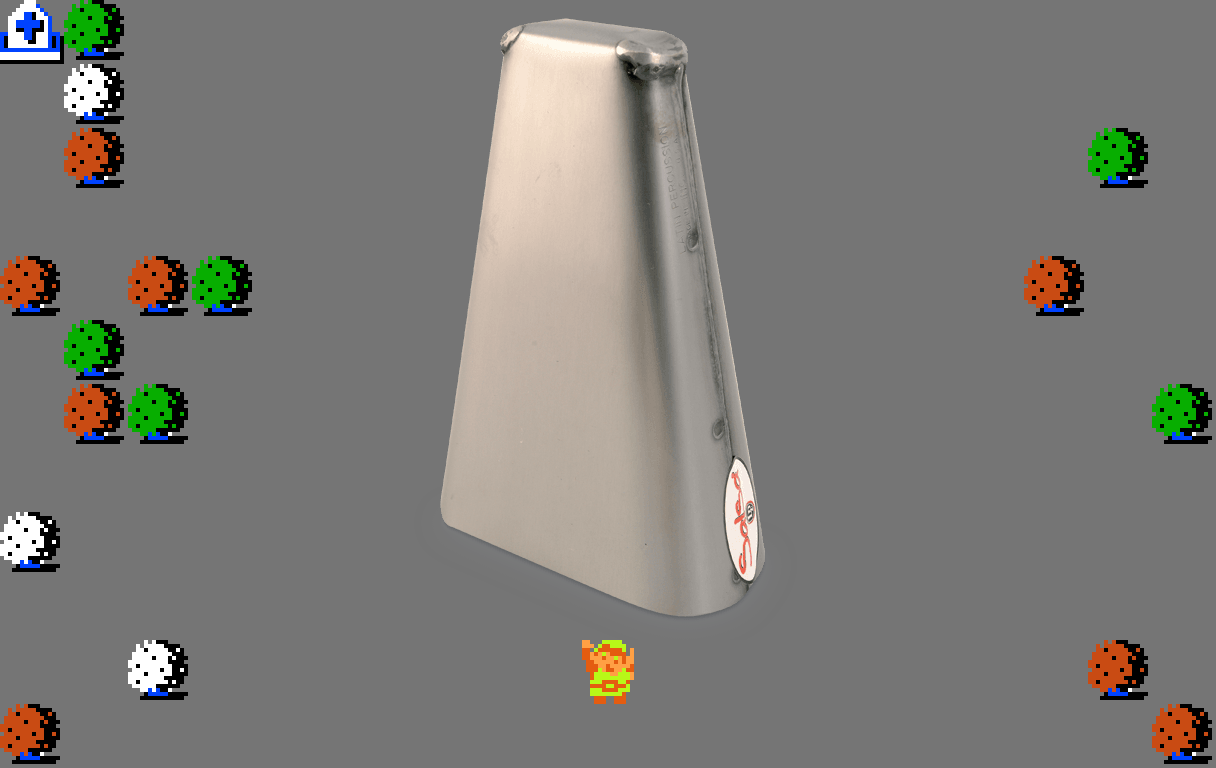 ♬ DOO DOO DOO DOO! ♩ (cowbells)