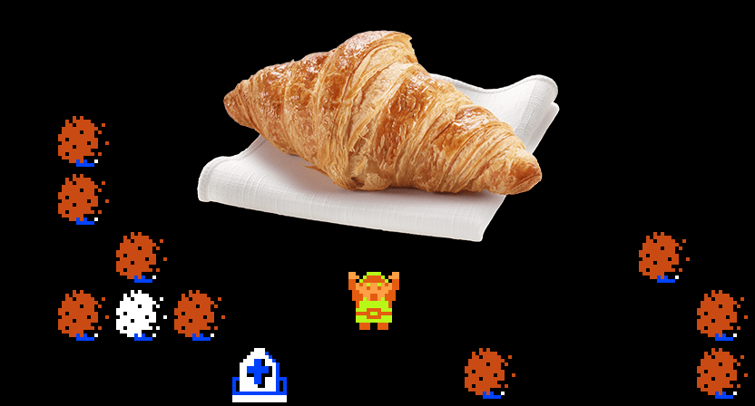 ♪ DOO DOO DOO DOO! ♪ (croissant)