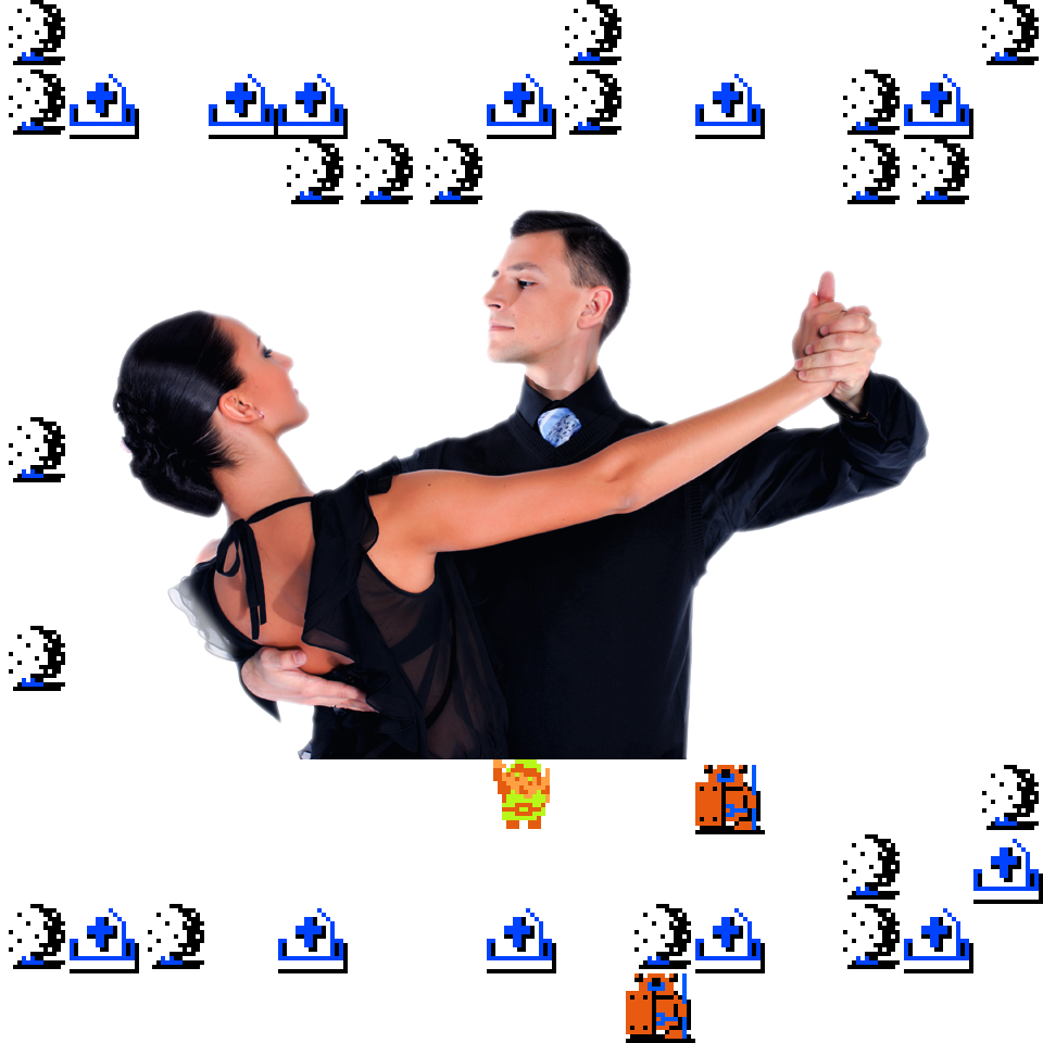 ♬ DOO DOO DOO DOO! ♩ (dancers)
