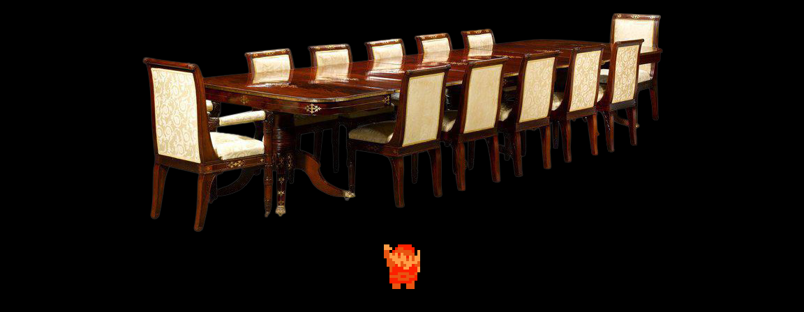 ♫ DOO DOO DOO DOO! ♪ (diningroom)