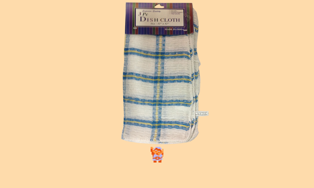 ♪ DOO DOO DOO DOO! ♪ (dishcloth)