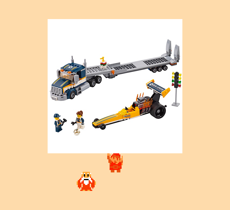 ♪ DOO DOO DOO DOO! ♪ (dragster)