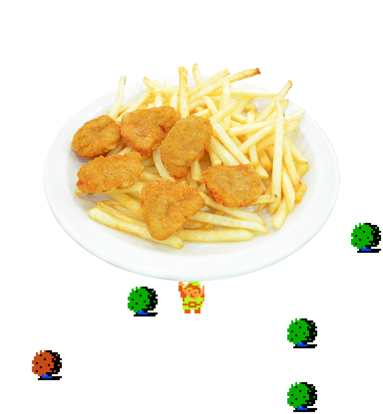 ♫ DOO DOO DOO DOO! ♩ (nuggets)