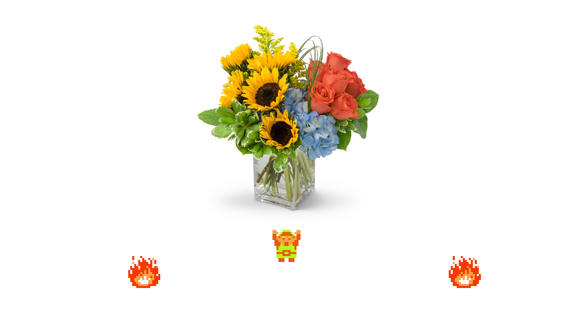♬ DOO DOO DOO DOO! ♪ (flowers)