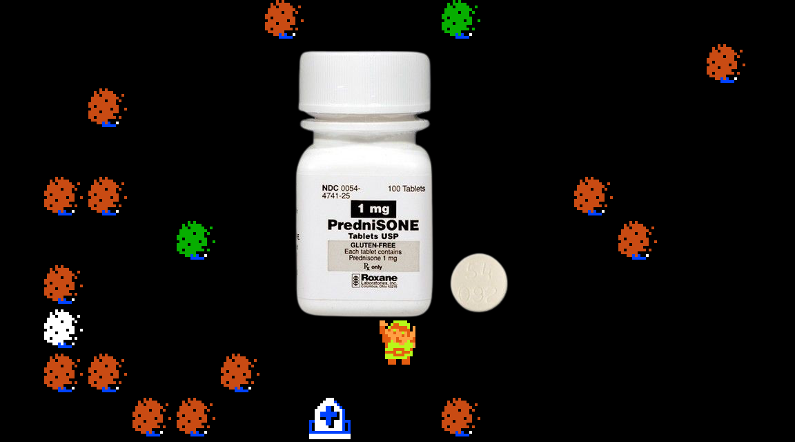 🎵 DOO DOO DOO DOO! ♪ (prednisolone)