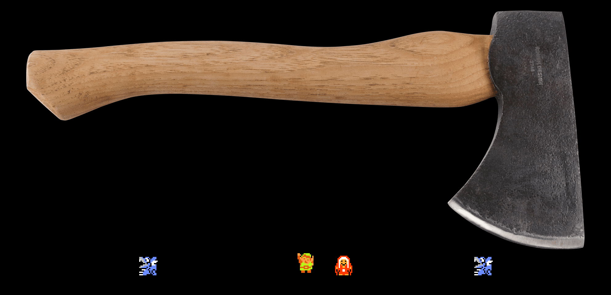 ♫ DOO DOO DOO DOO! ♩ (hatchets)