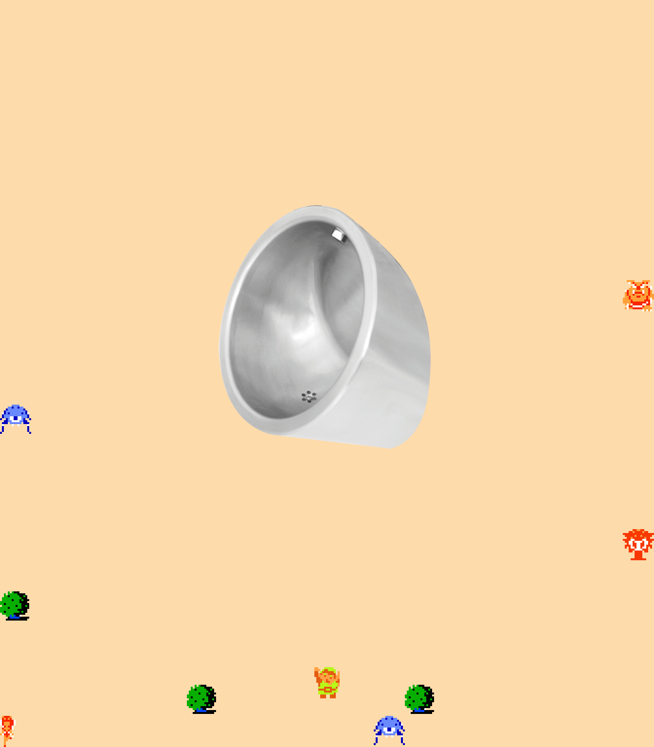 ♬ DOO DOO DOO DOO! ♩ (urinal)