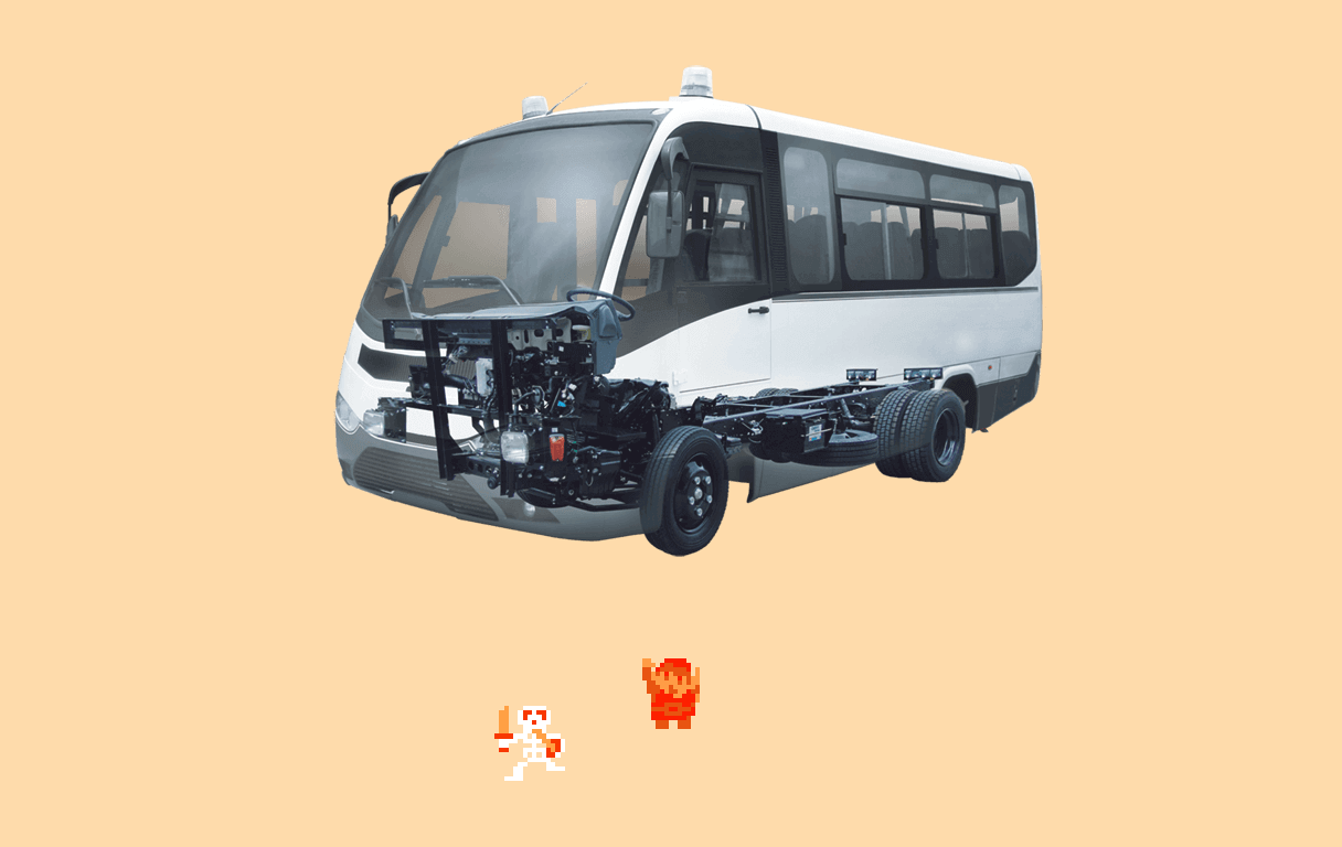 ♬ DOO DOO DOO DOO! ♪ (microbus)
