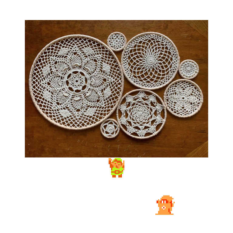 ♬ DOO DOO DOO DOO! ♪ (doily)