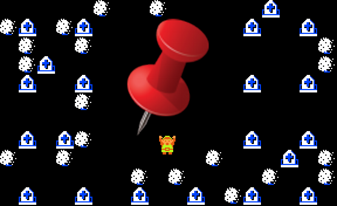 ♪ DOO DOO DOO DOO! ♩ (pinpoints)
