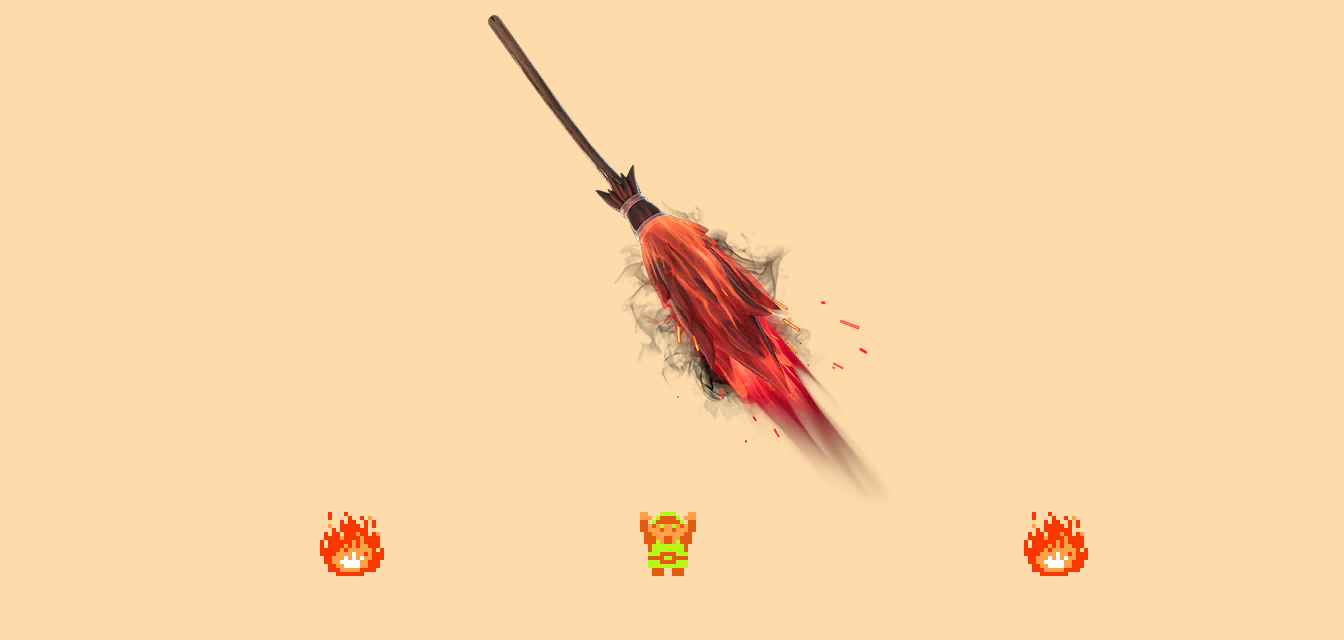 ♫ DOO DOO DOO DOO! ♪ (broomsticks)