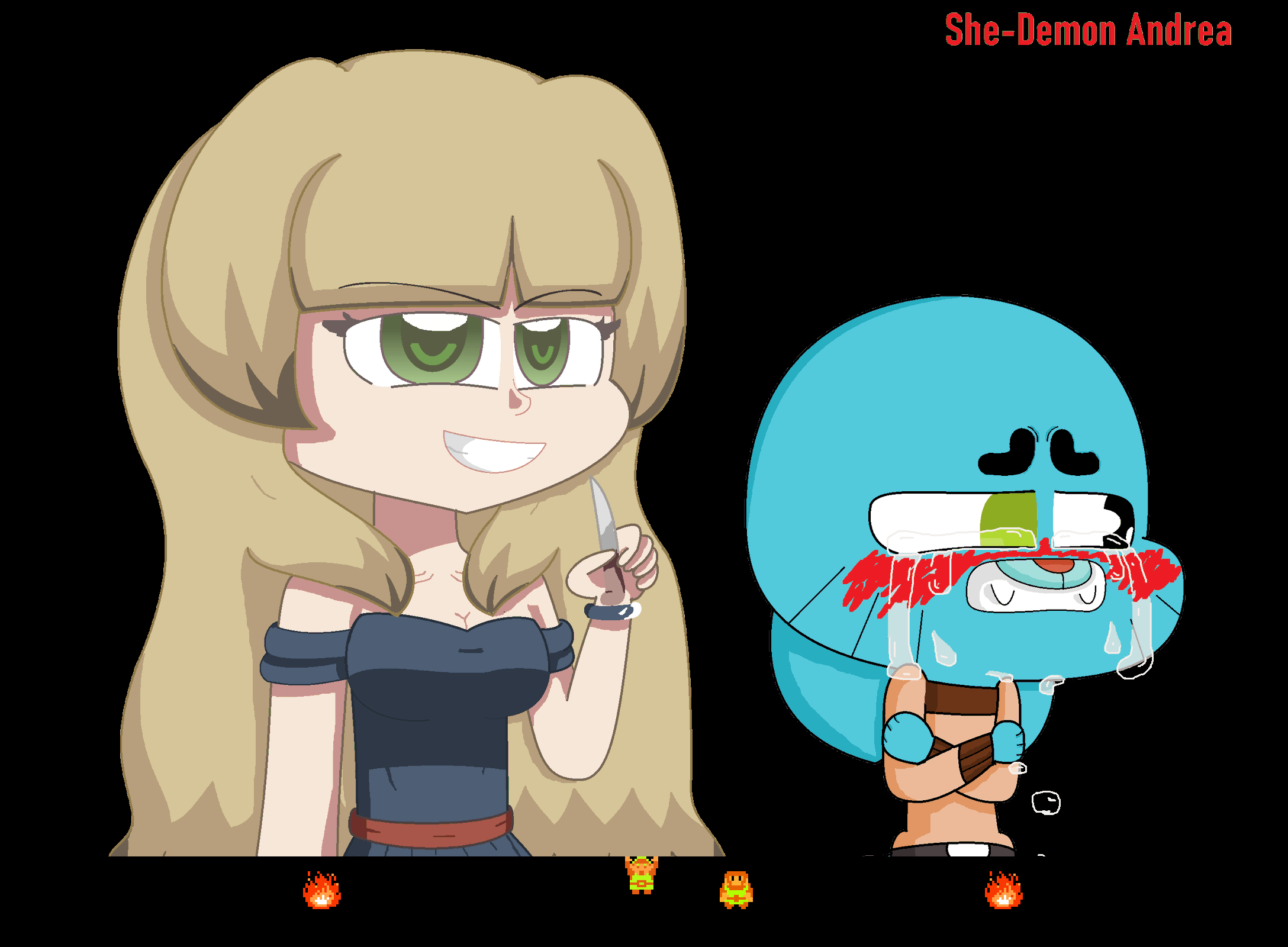 ♫ DOO DOO DOO DOO! ♪ (portraying)