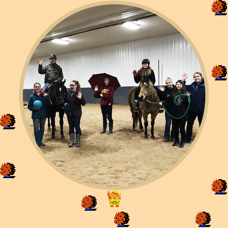 ♪ DOO DOO DOO DOO! ♩ (riding)