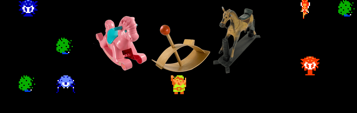 ♪ DOO DOO DOO DOO! ♪ (rocking-horse)