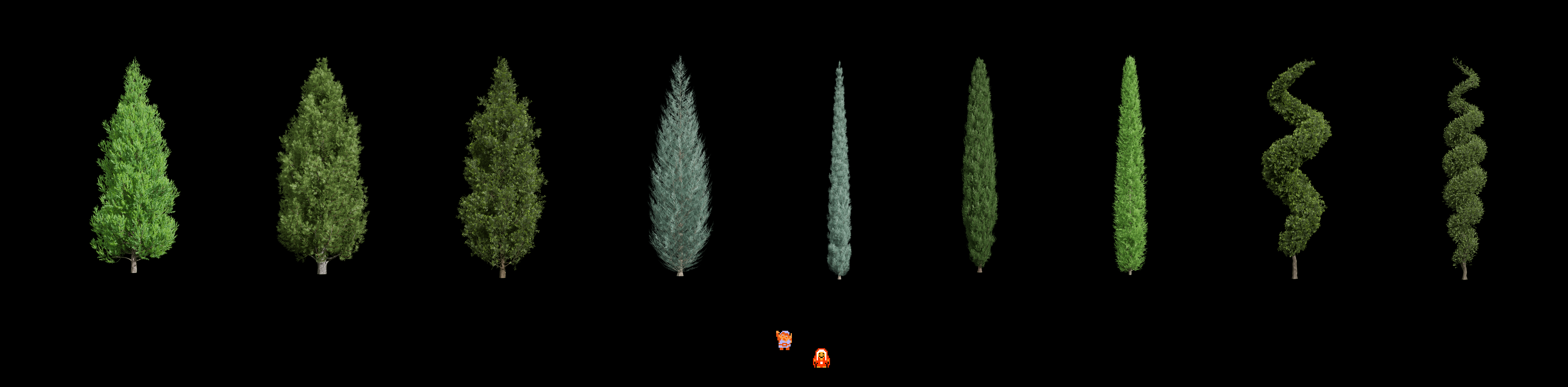 🎵 DOO DOO DOO DOO! ♪ (cypresses)