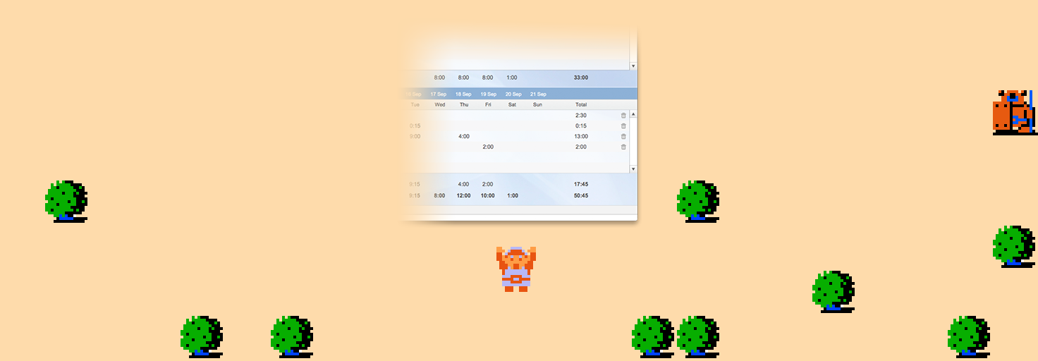 ♪ DOO DOO DOO DOO! ♪ (timesheet)