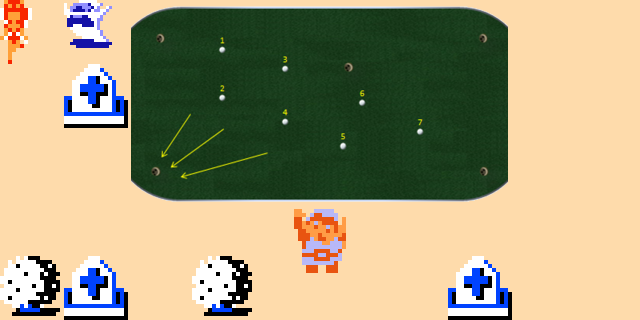 ♬ DOO DOO DOO DOO! ♪ (putts)