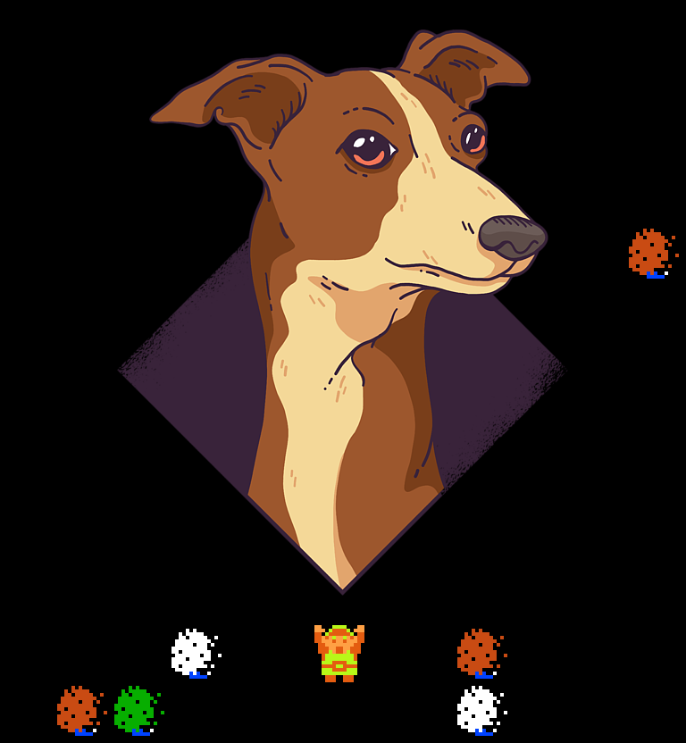 ♬ DOO DOO DOO DOO! ♪ (whippet)