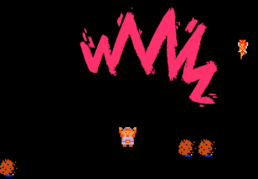 ♬ DOO DOO DOO DOO! ♪ (zig-zag)