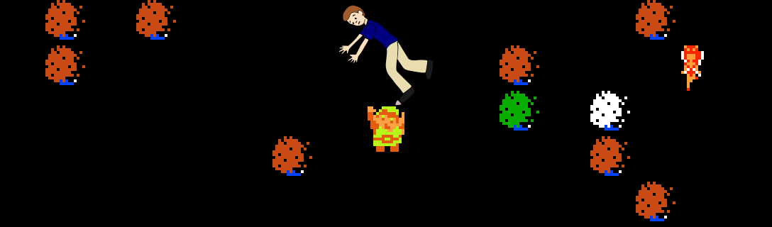 ♪ DOO DOO DOO DOO! ♪ (stumbles)