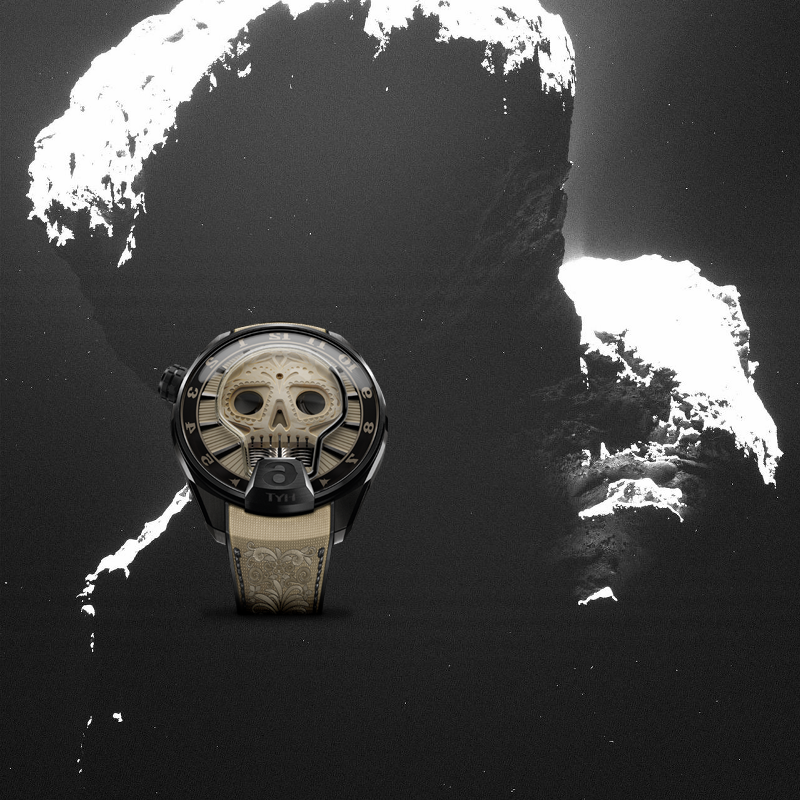 Something Strange + Rare Glance at Dark Side of Comet 67P/Churyumov-Gerasimenko. PIA19041