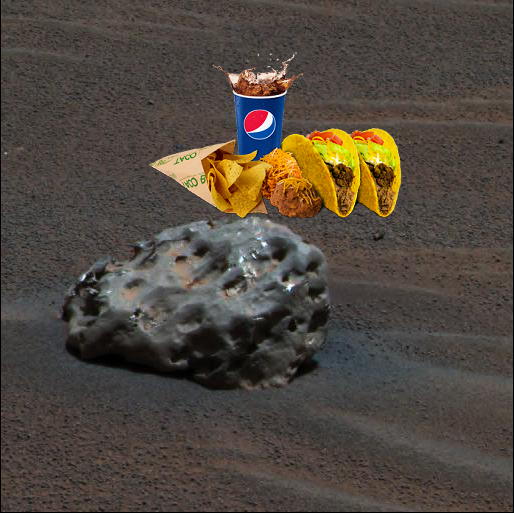 Something Strange @ Iron Meteorite on Mars! PIA07269