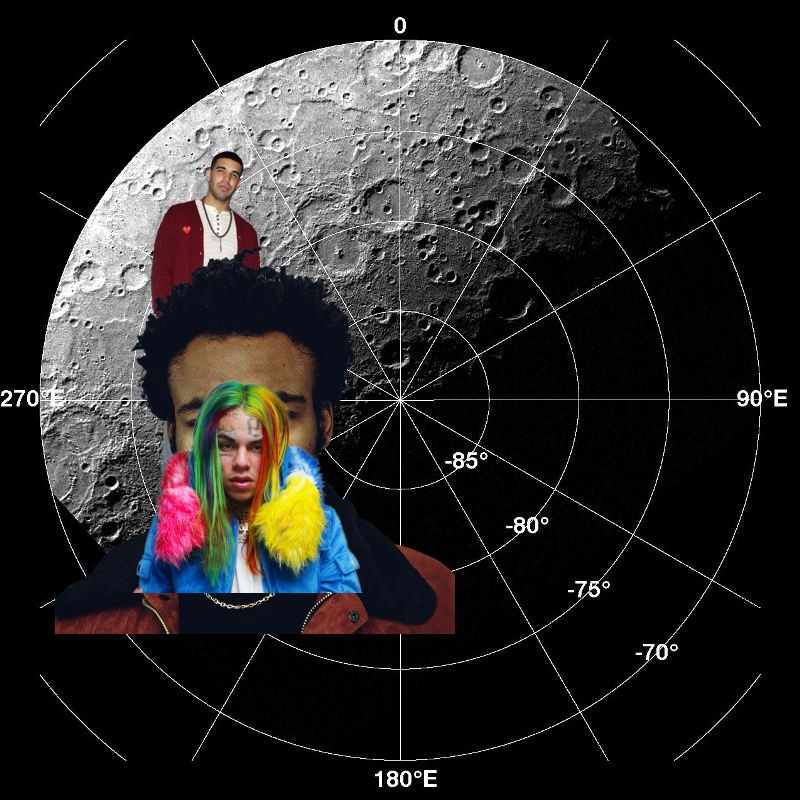 Something Strange, Something Strange, A Mystery @ Monitoring Mercury South Pole. PIA14232