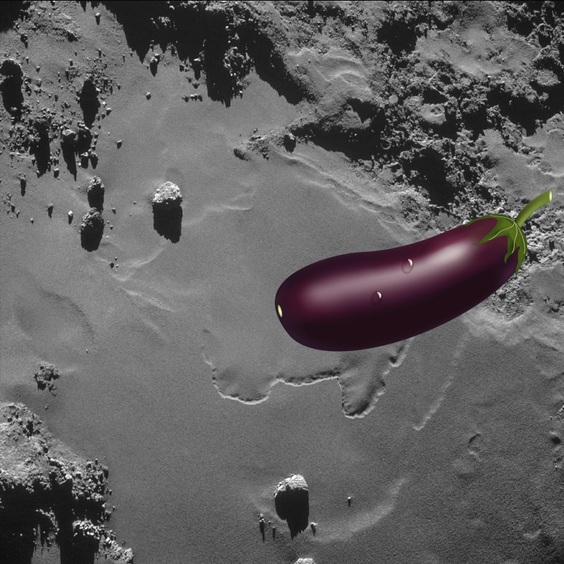 An Unexpected Discovery @ Smooth Ground on Rosetta Destination Comet PIA18868