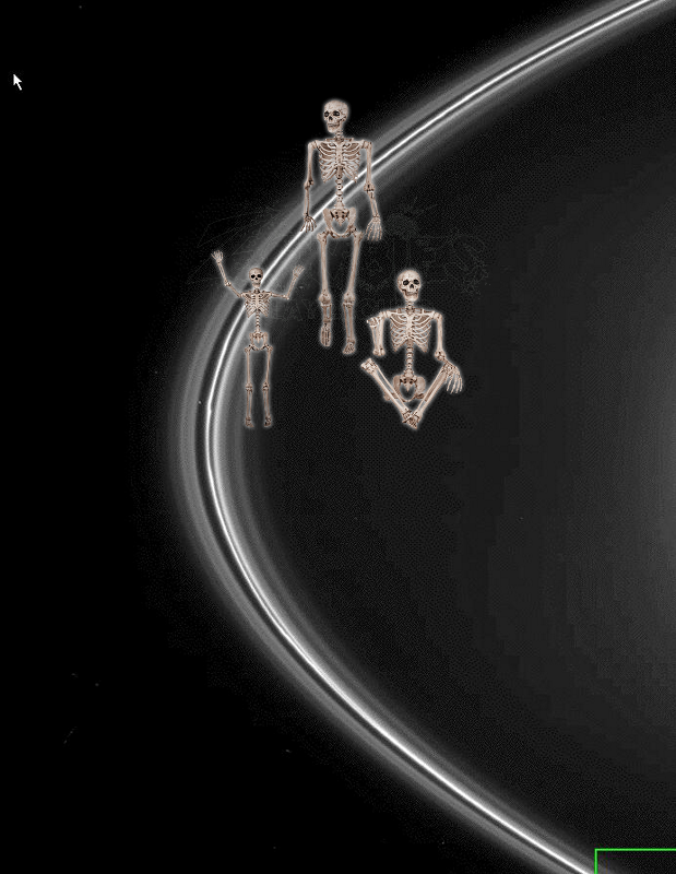 A Mystery – Unidentified F Ring Objects! PIA07713