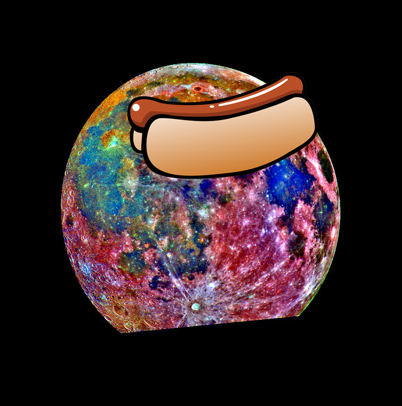 An Unexpected Discovery | Moon - False Color Mosaic. PIA00132