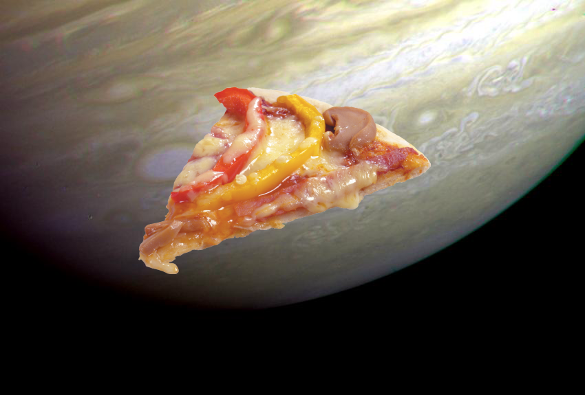 A Mystery ; Jupiter - Io In Front of Jupiter Turbulent Clouds PIA00371