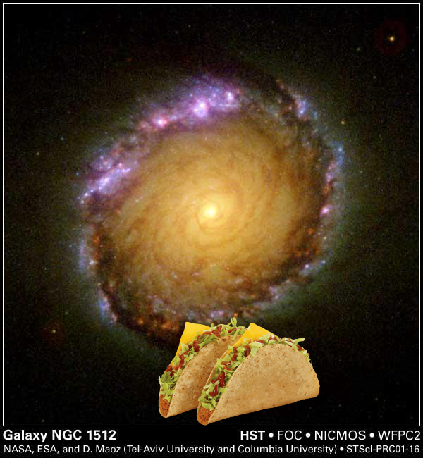 An Unexpected Discovery – Galaxy NGC 1512 PIA04219