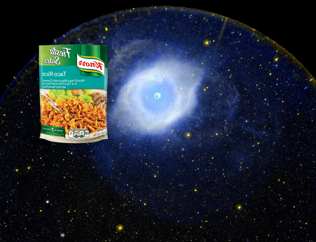 ??? on Planetary Nebula NGC 7293 also Known as the Helix Nebula PIA07902