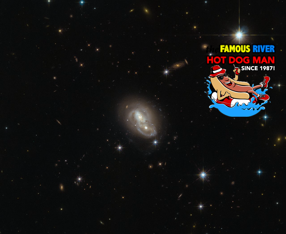 An Unexpected Discovery @ Hubble Catches a Galaxy Duo by the 