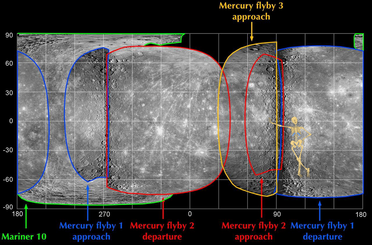 A Mystery @ A Global Map of Mercury Surface PIA12278