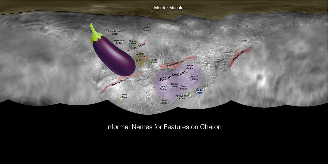 A Mystery @ Informal Names for Features on Pluto Moon Charon! PIA19864
