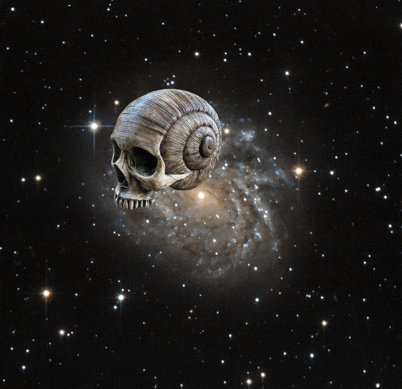 A Mystery + Hubble peeks at a spiral galaxy. GSFC_20171208_Archive_e000687