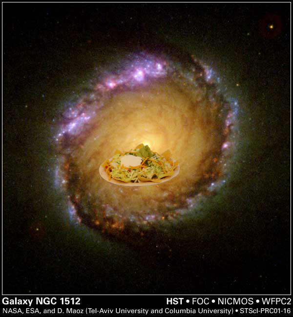 A Mystery – Galaxy NGC 1512. PIA04219