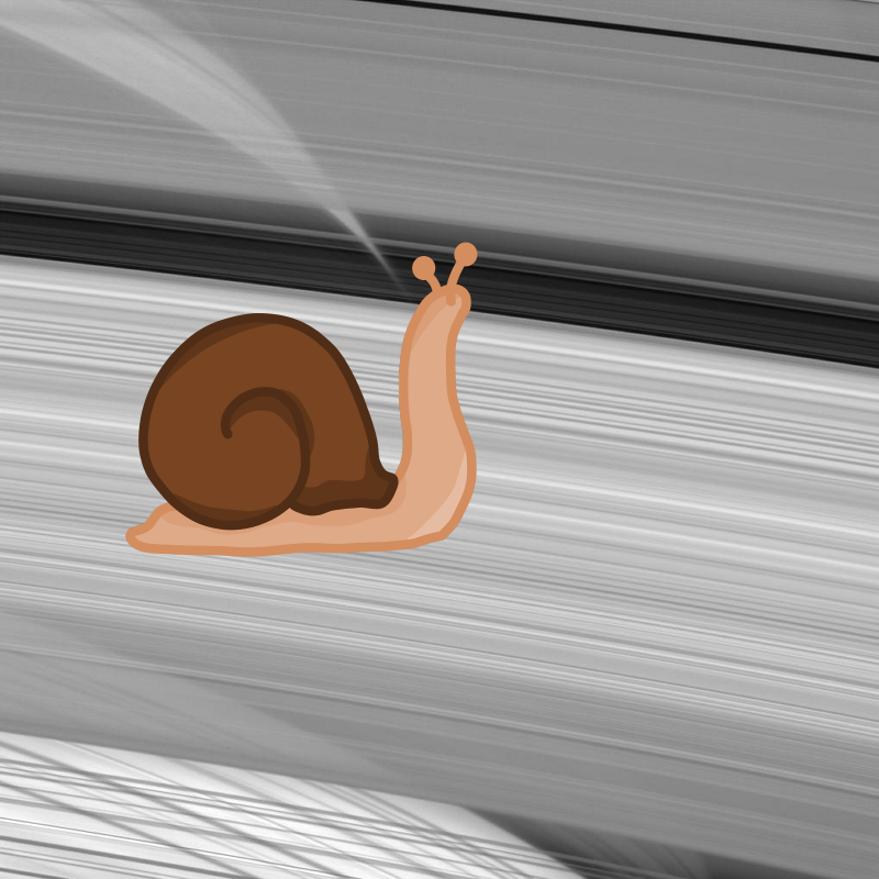 A Mystery | Looking Through the Rings! PIA07513
