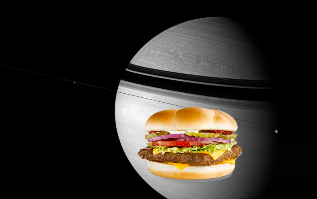 Something Strange – Spellbinding Saturn. PIA09005