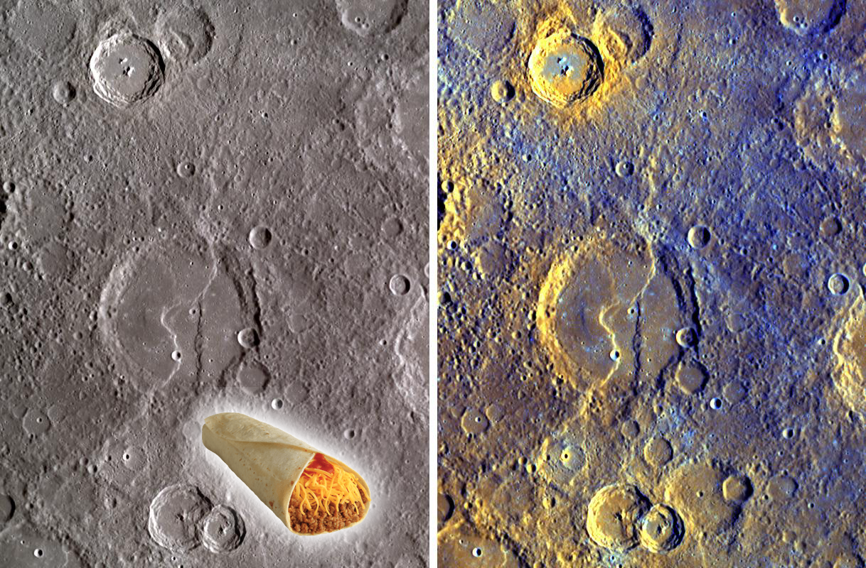 Something Strange – Exposing Mercury Colors PIA11365