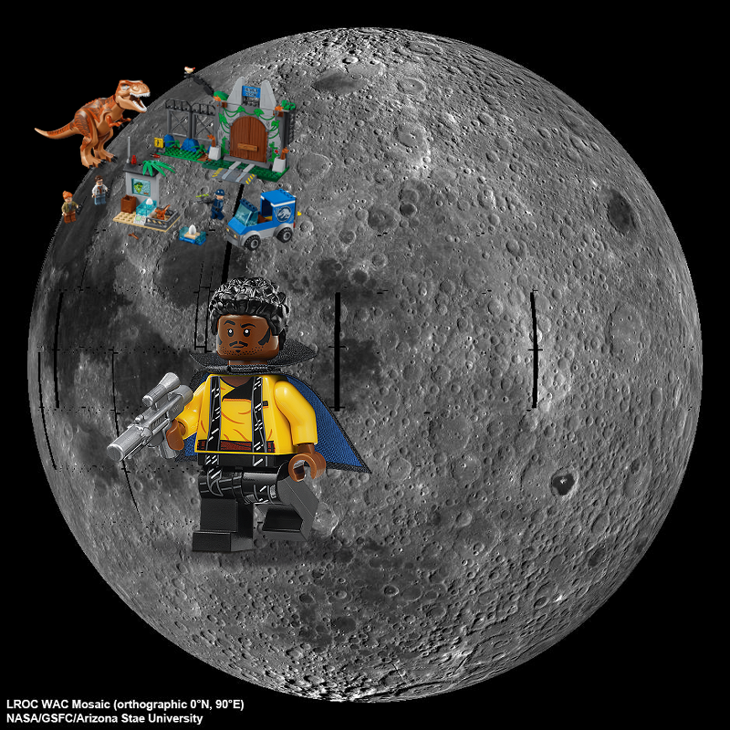 A Mystery, Something Strange on Moon seen from the East. PIA13516