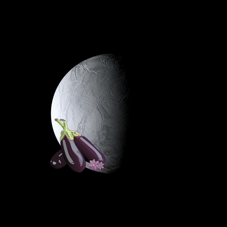 Something Strange + White Moon. PIA10473