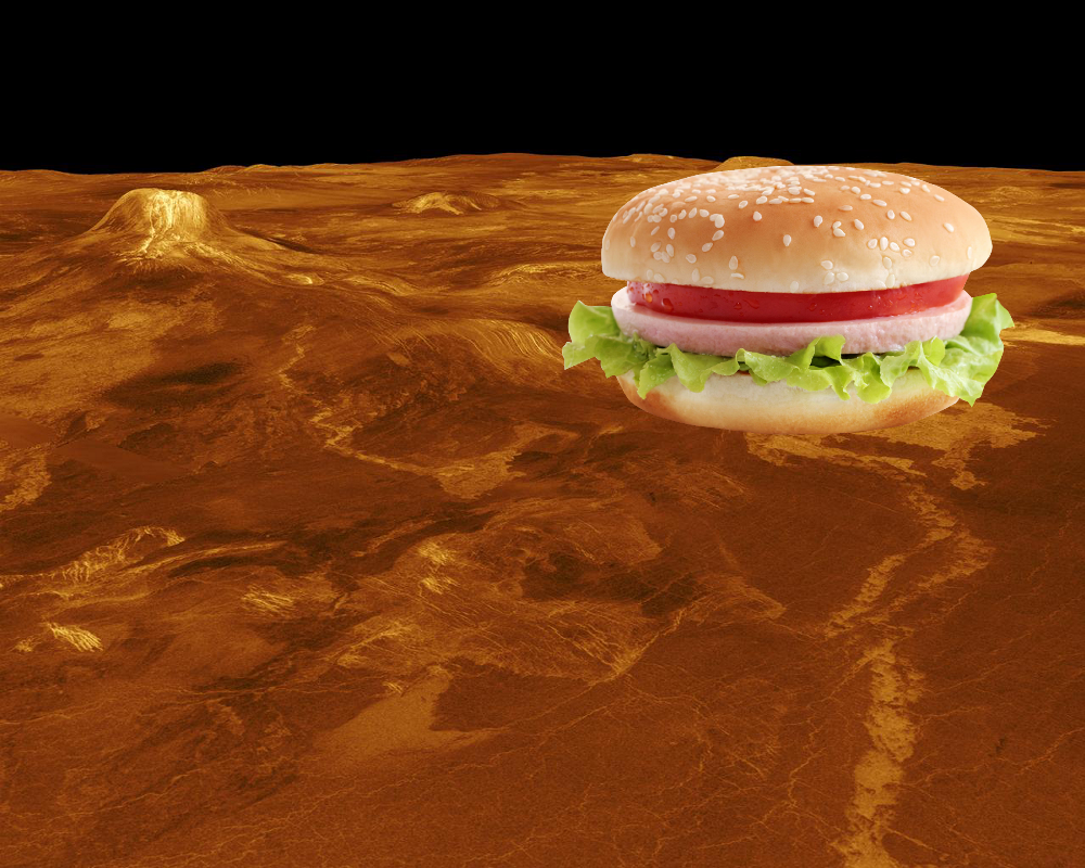 Something Strange ; Venus - 3-D Perspective View of Estla Regio PIA00102