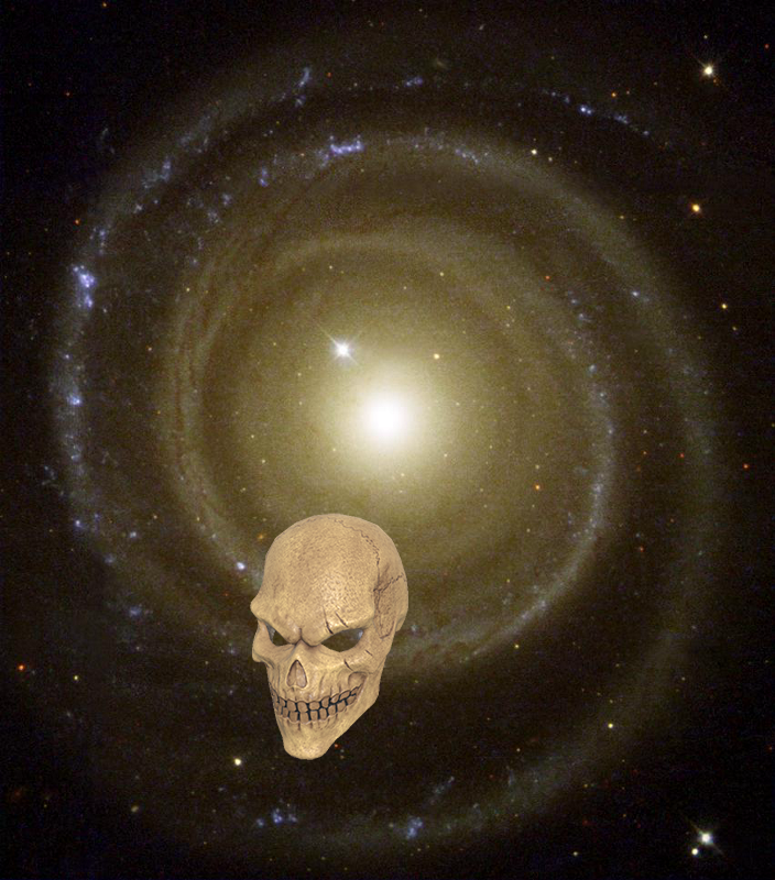 A Mystery @ Backwards Spiral Galaxy! PIA04224