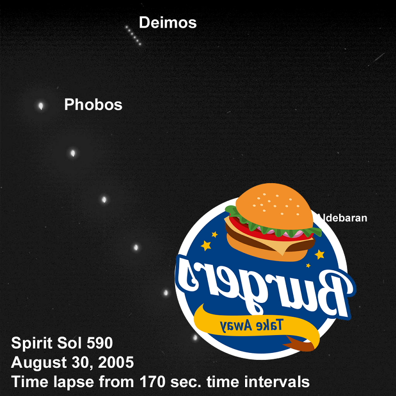 A Mystery + The Night Sky on Mars. PIA06337