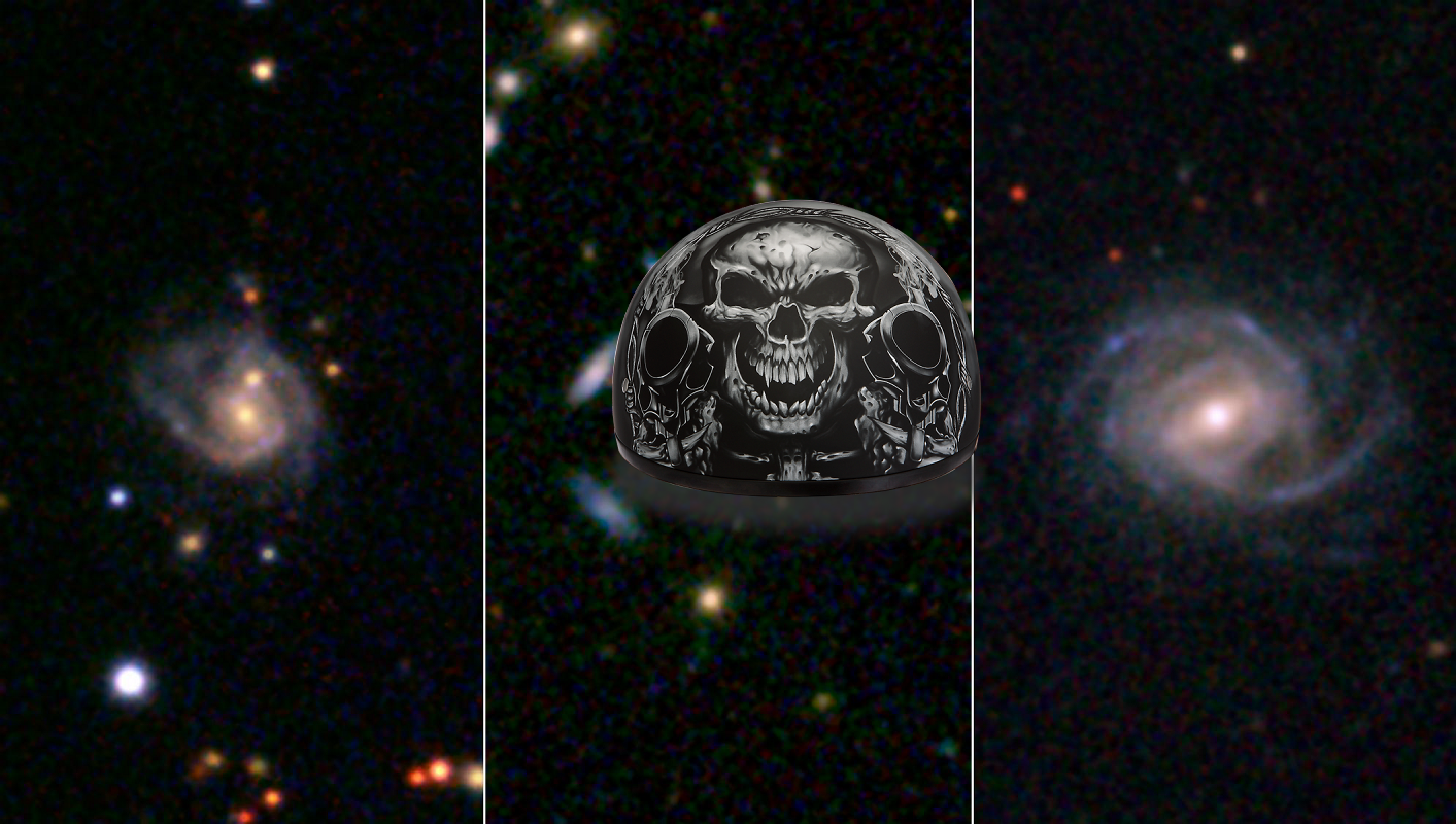 An Unexpected Discovery – Gargantuan Super Spiral Galaxies Loom Large in the Cosmos. PIA20064