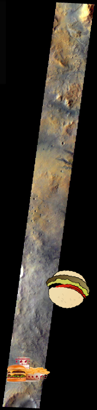 Something Strange, A Mystery @ Nili Fossae in Color PIA04901